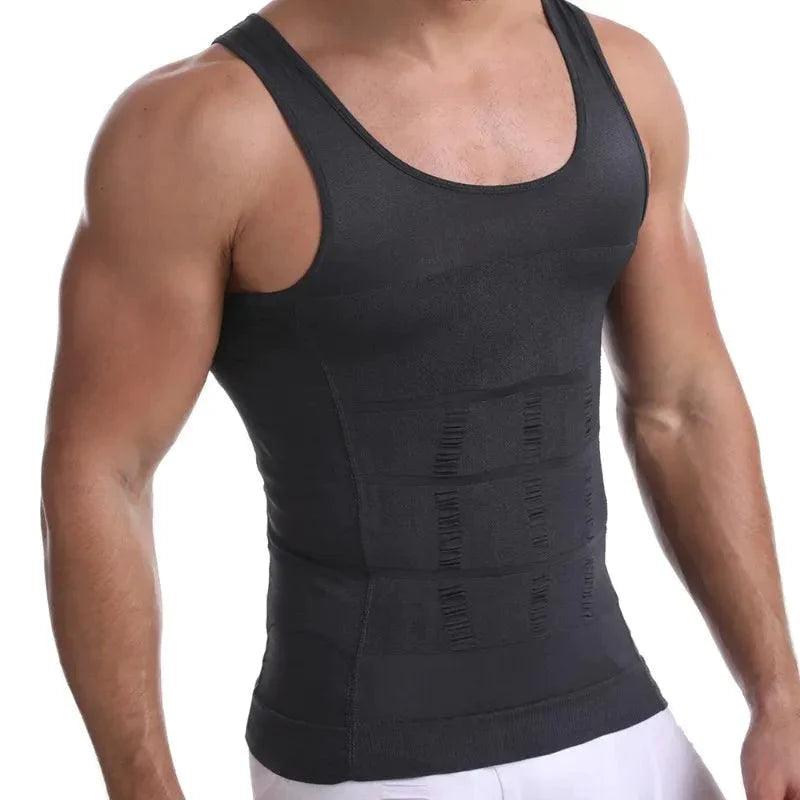 Men's Slimming Body Shaper Cooling T-Shirt - Fitone