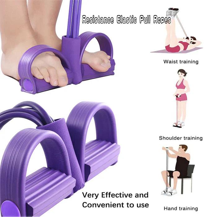 Sit-up Elastic Pull Rope Pedal Tummy Trimmer - Martifyy
