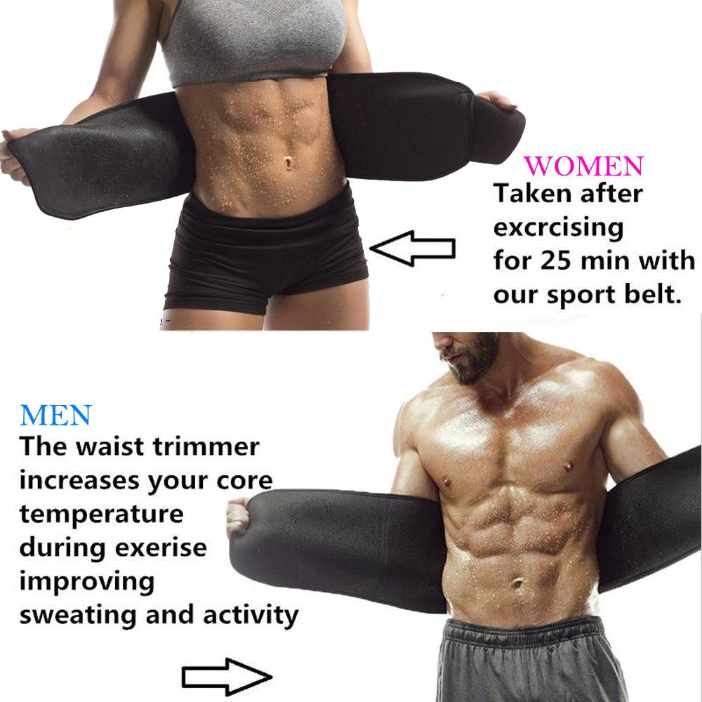 Sweet Sweat Waist Trimmer Slimming Belt for Men & Women - Martifyy