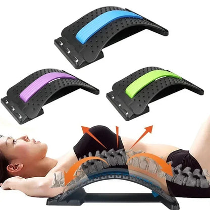 Back Stretcher Magnetotherapy Multi-Level Adjustable Back Massager
